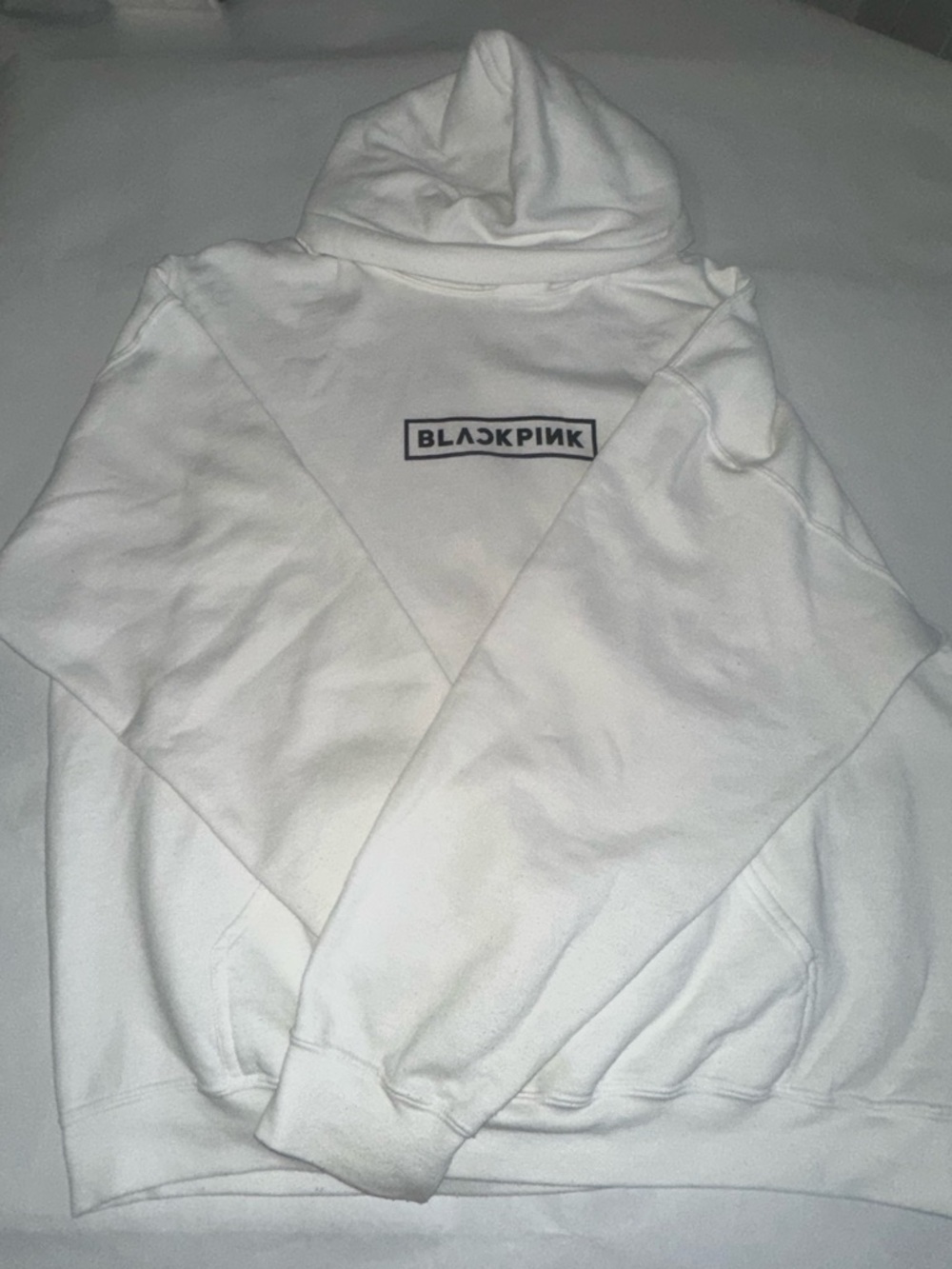 BLACKPINK Born Pink Tour 2022 White Hoodie Sweatshirt Apparel Size XL